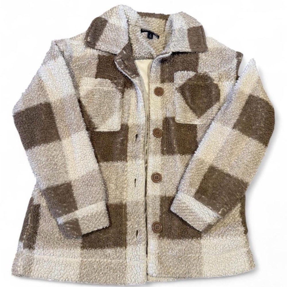 Cozy Brown and Cream Woman’s Jacket